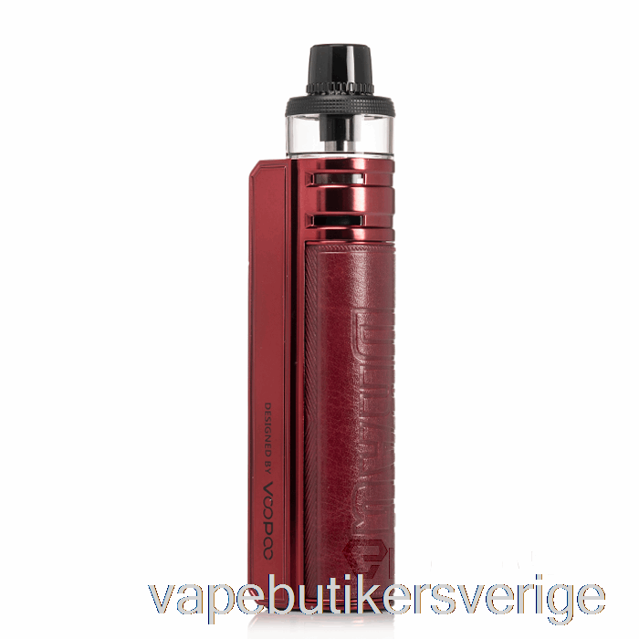 Vape Sverige Voopoo Drag H80s Pod Mod Kit Plommon Röd